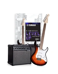 Yamaha PAC112J Pacifica Gigmaker Level Up Starter Guitar Pack w/ Line 6 Amp Old Violin Sunburst