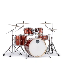 Mapex MA529SFOR Mars Birch 5-Piece Rock Fast Shell Pack Blood Orange Sparkle