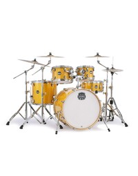 Mapex MA529SFYD Mars Birch 5-Piece Rock Fast Shell Pack Sunflower Sparkle