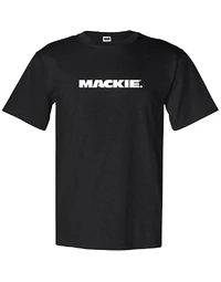 Mackie T-Shirt Black w/ White Mackie Logo Large