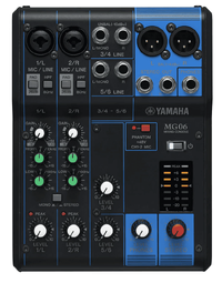 Yamaha MG06 6-Channel D-Pre Mixer