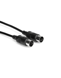 Hosa MID303BK MIDI Cable, 5-pin DIN to Same, 3 ft