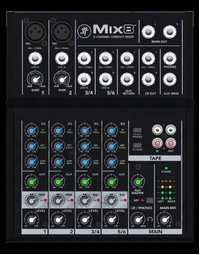 Mackie MIX8 8 Channel Compact Unpowered Analogue Mixer