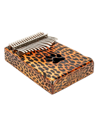 Mahalo 17-Key Solid Trembesi Kalimba Cheetah