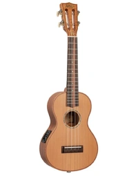 Mahalo MM2E Master Series Solid Red Cedar / Mahogany Concert Ukulele w/ Pickup