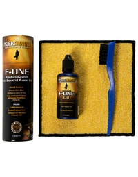 Music Nomad MN125 F-ONE Unfinished Fretboard Care Kit - Oil, Cloth & Brush