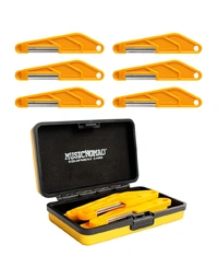 Music Nomad MN668 Electric Guitar Diamond Coated Nut File Set -Light Strings 6-Piece