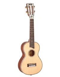 Mahalo MP2 Pearl Series Solid Top Concert Ukulele Natural