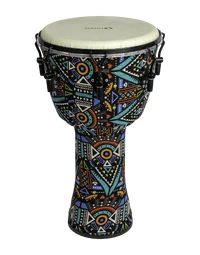 Mano Percussion 12" ABS Wrench Tunable Djembe With Bag Aztec