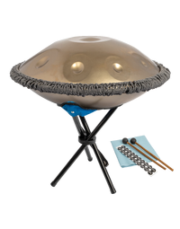 Mano Percussion 10 Note Hand Crafted Stainless Steel Handpan Gold