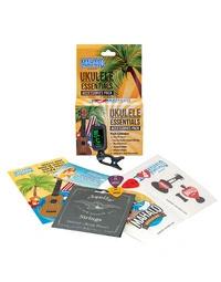 Mahalo Essential Ukulele Accessories Pack w/ Clip-On Tuner, Picks & Strings
