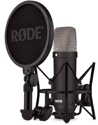 RODE NT1 Signature Black Studio Cardioid Condenser Vocal Mic