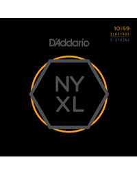 D'Addario NYXL Reg Lite 10-59 7-String Electric Guitar Strings