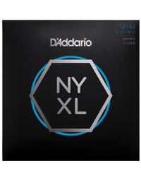 D'Addario NYXL Lite Wound 3Rd 12-52 Electric Guitar Strings