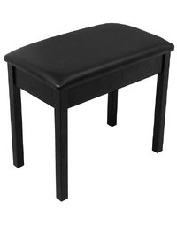 On-Stage Wood Keyboard Bench Black