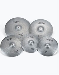 On-Stage Stainless Steel Low Volume Practice Cymbal Set 14 / 16 / 18 / 20"