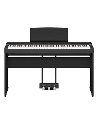 Yamaha P-225B 88-Key Home Digital Piano Bundle Black