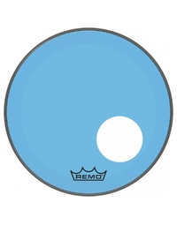 Remo Powerstroke 3 Colortone Blue 22'' Ported Bass Drum Head
