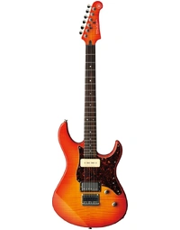Yamaha PAC611HFM Pacifica Flame Maple Electric Guitar Light Amber Burst