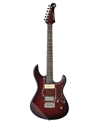 Yamaha PAC611VFM Pacifica Flame Maple Electric Guitar Dark Red Burst