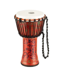 Meinl PADJ1-S-F Rope Tuned Travel Series 8" Synthetic Djembe Pharaoh's Script