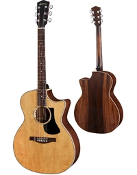 Eastman PCH2-GACE Thermo-Cured Solid Top Grand Auditorium w/ Pickup Acoustic Guitar Natural