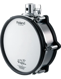 Roland PD-108-BC 10" x 5" Dual Trigger Mesh V-Pad Drum Pad Black Chrome