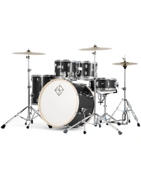 Dixon SP522C1MBK Spark Standard Series Poplar 5-Piece 22" Drum Kit Misty Black Sparkle