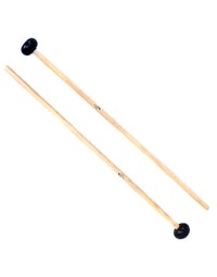 Percussion Plus Black Rubber Oval Med-Hard Mallet