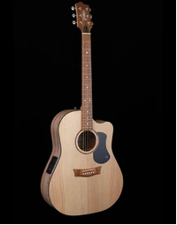 Pratley PRD-SCE-MB Classic Series Solid Bunya / Maple Dreadnought Acoustic w/ Pickup