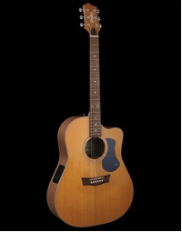 Pratley PRPD-SCE-MF Premier Series Solid Fig / Maple Dreadnought Acoustic w/ Pickup