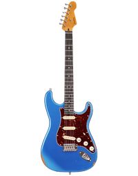 Patina Guitars PS-6 Electric Guitar RW Lake Placid Blue Road Worn Nitrocellulose