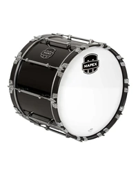 Mapex QLB2214-DK Qualifier Carrier Style 22" x 14" Marching Bass Drum Dark Black