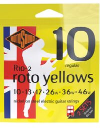 Rotosound R10 Roto Yellows Electric Strings 2 PK