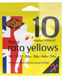 Rotosound R107 Roto Yellows 7 String Electric Set 10 - 56