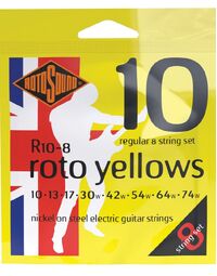 Rotosound R108 Roto Yellows 8 Strings Electric String Set 10-74