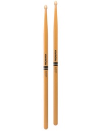 Promark R5BAGC Rebound 5B ActiveGrip Clear Hickory Wood Tip Drumsticks