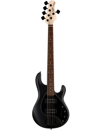 Sterling by Music Man RAY5HH Sub Series StingRay 5 HH 5-String Electric Bass Stealth Black