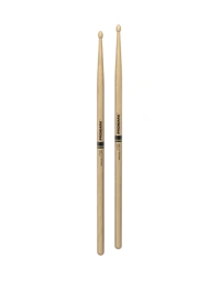 Promark RBH535LAW Hickory Rebound 7A Long Drumsticks Acorn Wood Tip