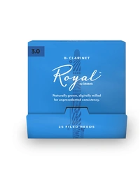 Royal By D'Addario RCB0130-B25 Bb Clarinet Reeds Strength 3.0 25 Pack