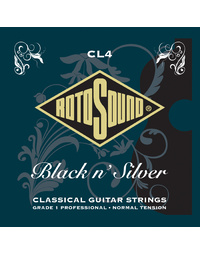 Rotosound CL4 Black N Silver Classical String Set