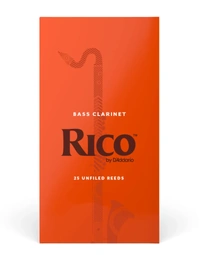 Rico by D'Addario REA2530 Bass Clarinet Reeds Strength 3.0 25 Pack