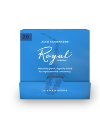 Royal by D'Addario RJB0120-B25 Alto Saxophone Reeds Strength 2.0 25 Pack