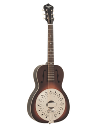 Recording King Dirty 30's Single 0 Round Neck Resonator Guitar Sunburst
