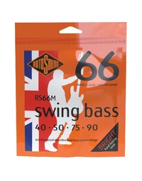 Rotosound RS66M Swing Bass 66 Medium Scale Stainless Steel Bass Strings Standard Gauge 40-90