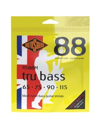 Rotosound RS88S Tru Bass 88 Black Nylon Medium Scale 65-115
