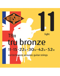 Rotosound TB11 Tru Bronze 80/20 String Set 11-52