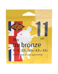 Rotosound TB11 Tru Bronze 80/20 Acoustic Guitar Strings 11-52