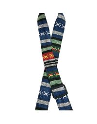 Colonial Leather Ukulele Rag Strap Blue