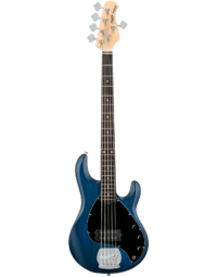 Sterling by Music Man StingRay Ray5 5-String Electric Bass Trans Blue Satin
